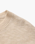 Jersey Cuello Redondo Esencial de Lino y Algodón
