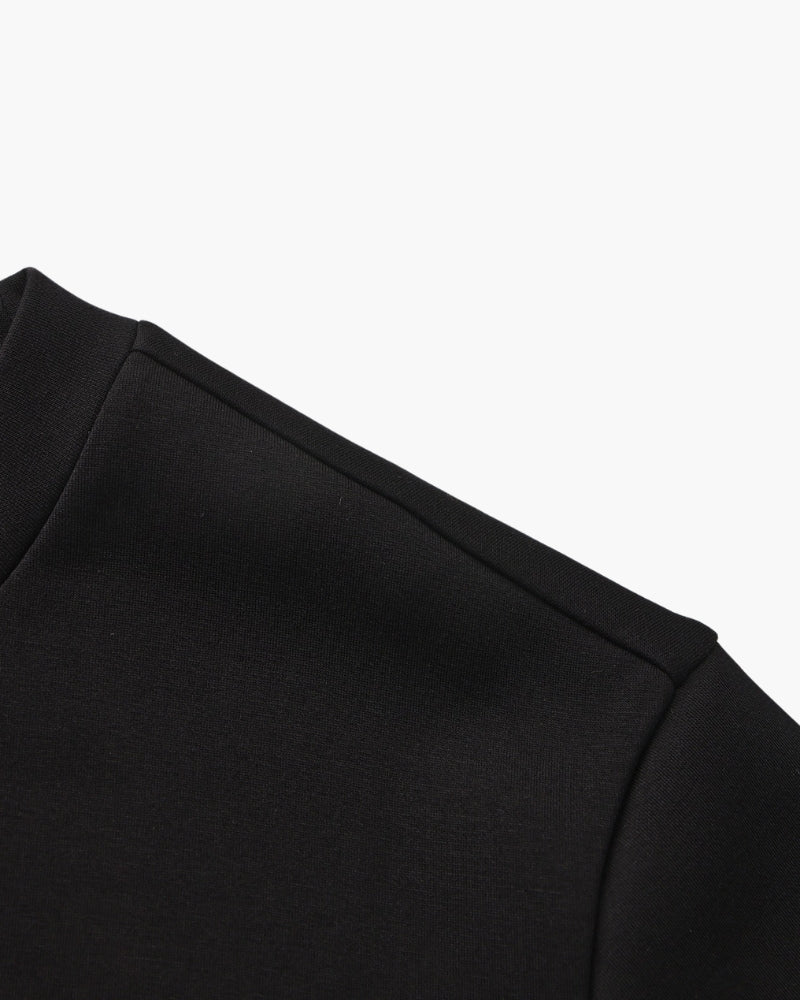 Sudadera Cuello Redondo Clásica de Mezcla de Modal