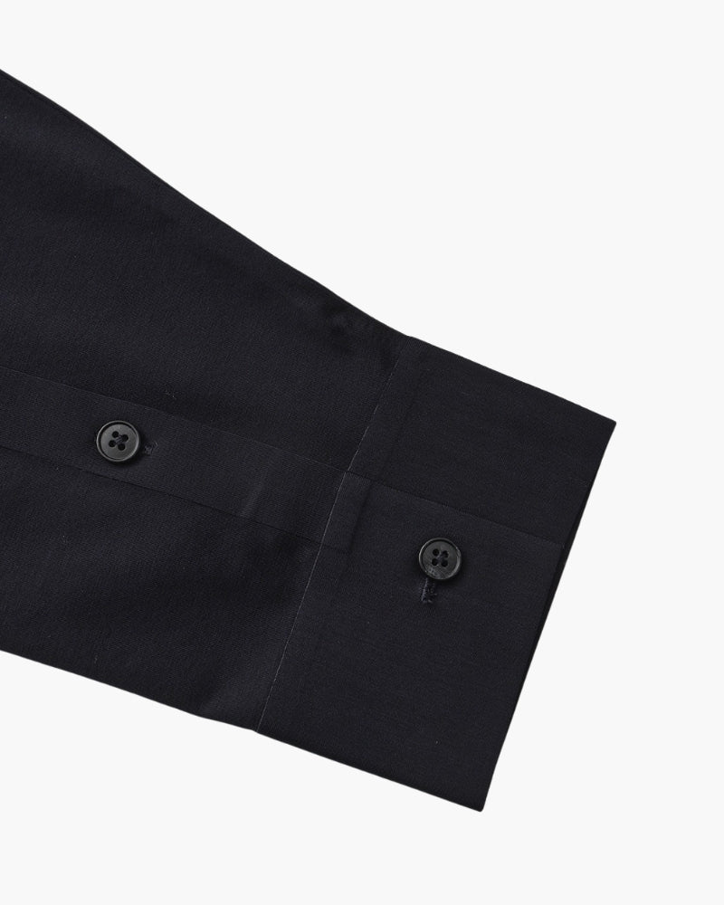 Camisa de Algodón Elástico Entallada