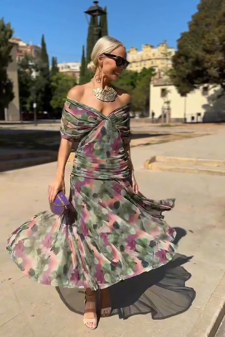 Laura — Vestido Maxi Fluido Elegante