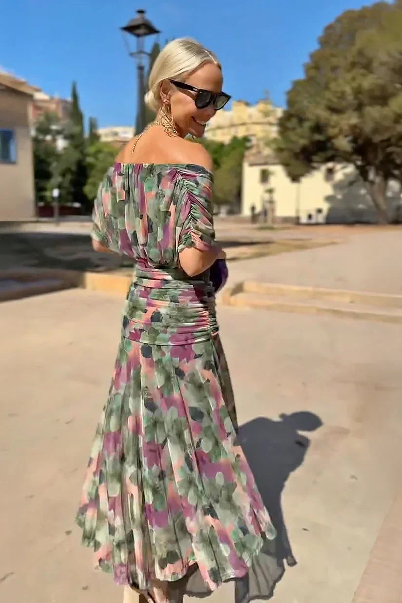 Laura — Vestido Maxi Fluido Elegante