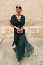 Laura — Vestido Maxi Fluido Elegante