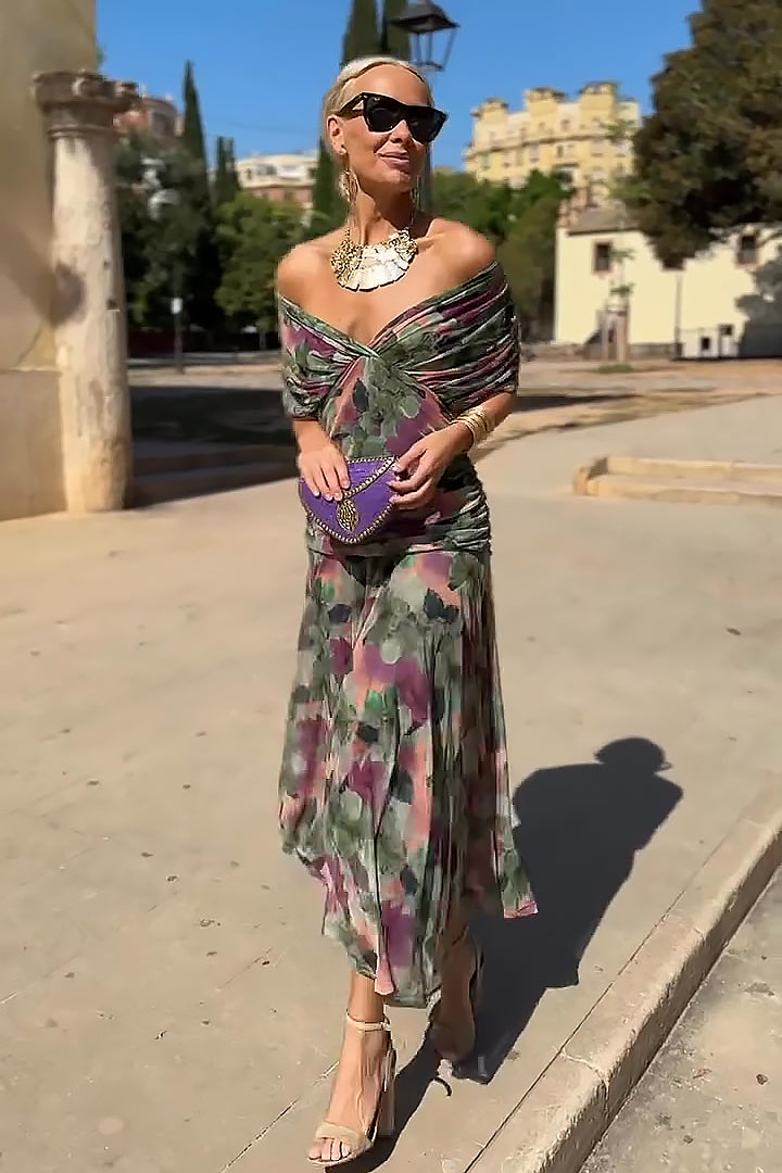 Laura — Vestido Maxi Fluido Elegante