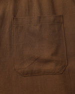 Camisa de Cuello Mao para Hombre – Camisa de Algodón Texturizado de Corte Relajado