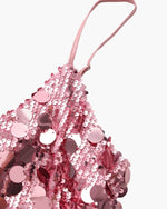 Vestido Mini de Lentejuelas para Fiesta