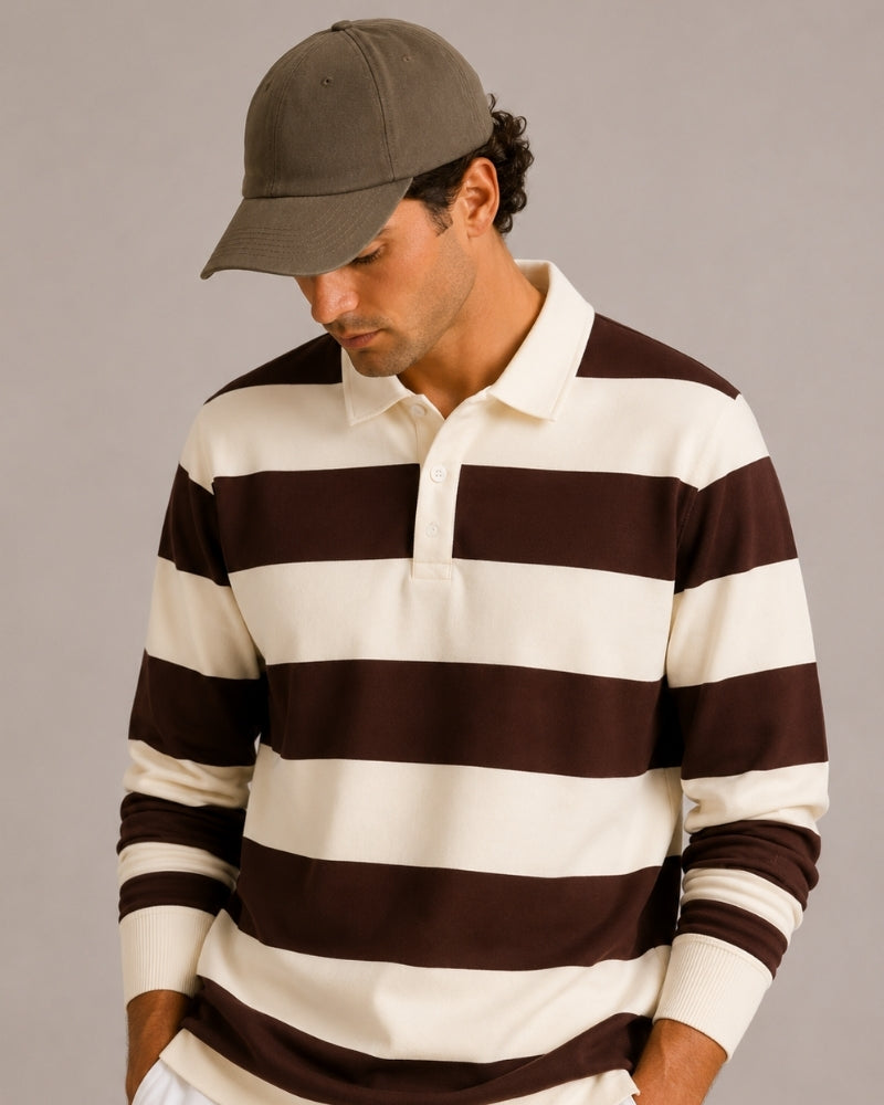 Polo Rugby Vintage a Rayas