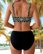 Helena - Bikini de Dos Piezas Elegante Estampado