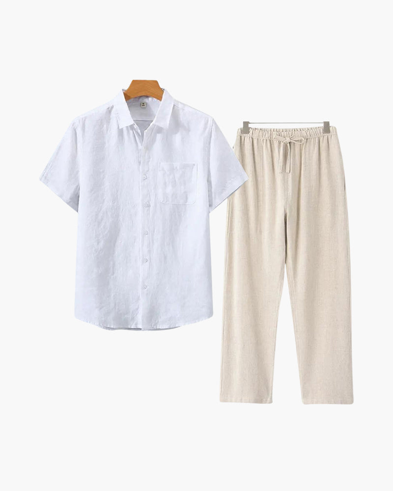 Combo de Lino Old Money (Manga Corta)