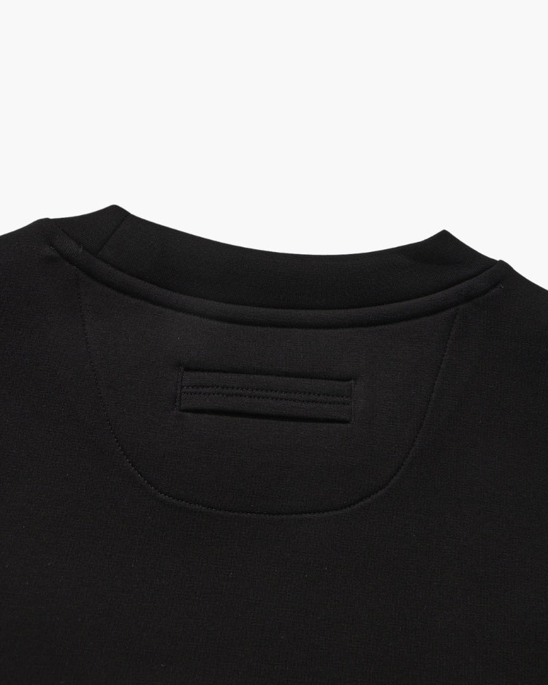 Sudadera Cuello Redondo Clásica de Mezcla de Modal