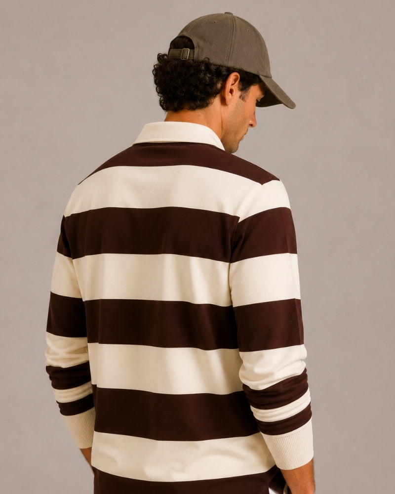 Polo Rugby Vintage a Rayas