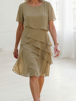 Linda | Vestido de Volantes Elegante y Cómodo