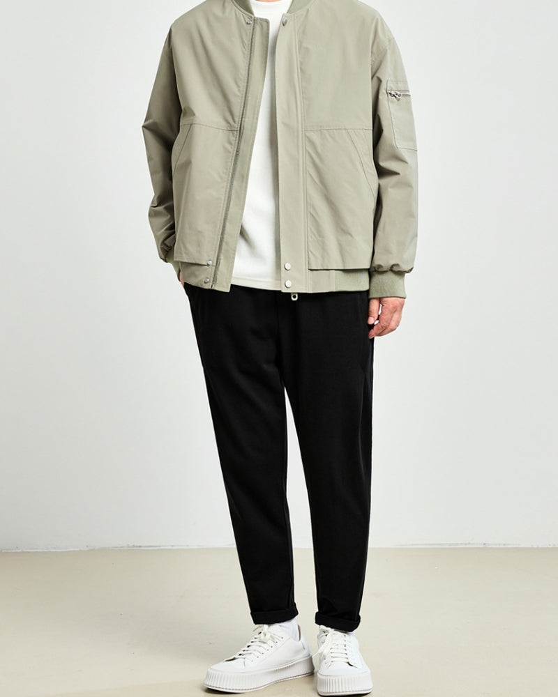 Cazadora Bomber Minimalista