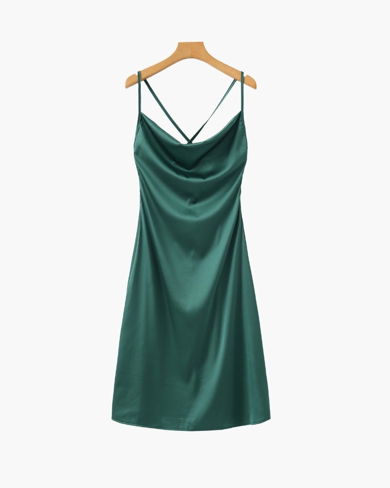 Vestido Slip de Seda Old Money