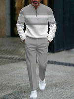 Lucas - Conjunto Casual de Jersey Estampado y Pantalón para Hombre de Valerina Milano