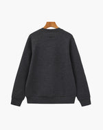 Sudadera Cuello Redondo Clásica de Mezcla de Modal