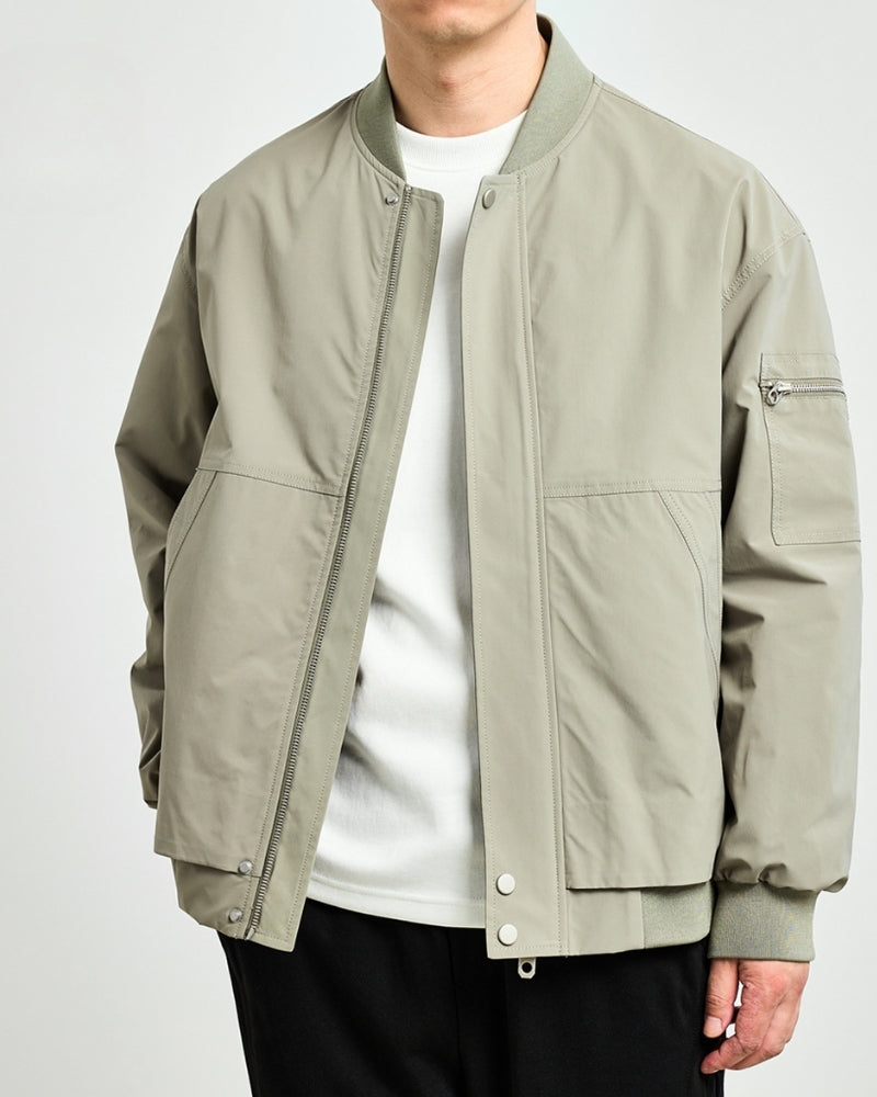 Cazadora Bomber Minimalista