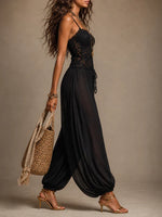 Laia | Mono Halter con Encaje Fluido