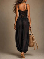 Laia | Mono Halter con Encaje Fluido