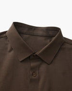 Camisa de Algodón Elástico Entallada