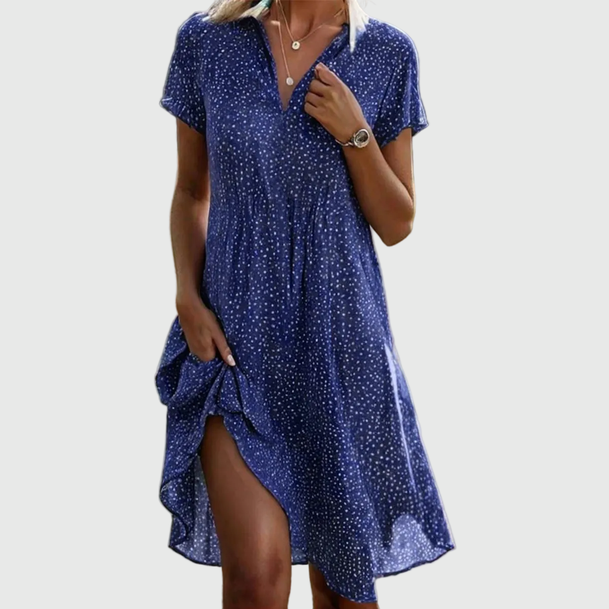 Blanca - Vestido Fluido Elegante