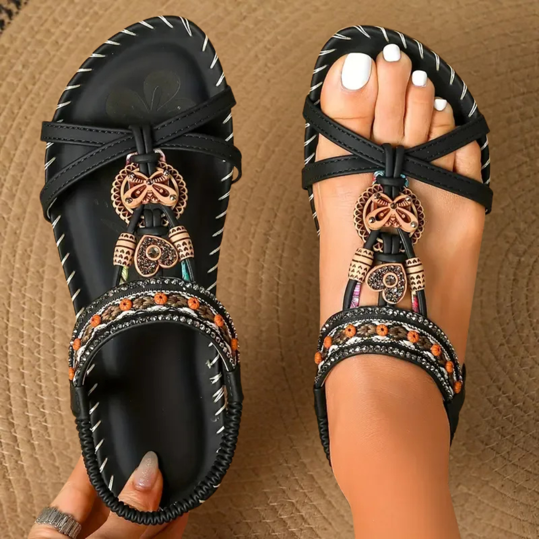Nadia – Sandalias Ortopédicas Estilo Ibiza para Comodidad y Elegancia