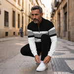 Lucas - Conjunto Casual de Jersey Estampado y Pantalón para Hombre de Valerina Milano