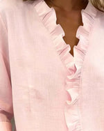 Maria · Blusa con Cuello de Volantes