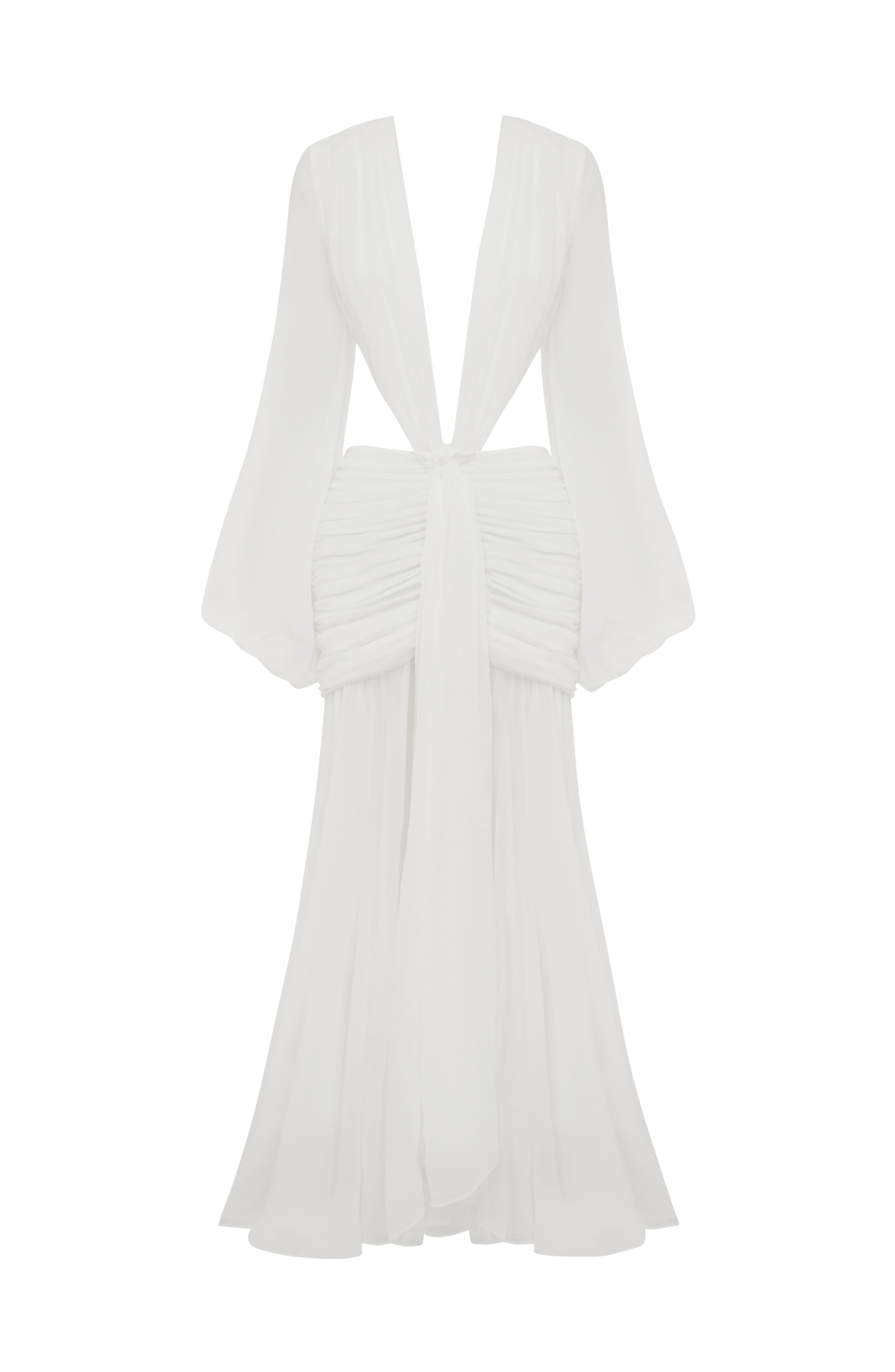 Vestido largo Andrina - marfil