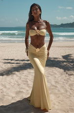 Top bandeau Nuala - amarillo limón