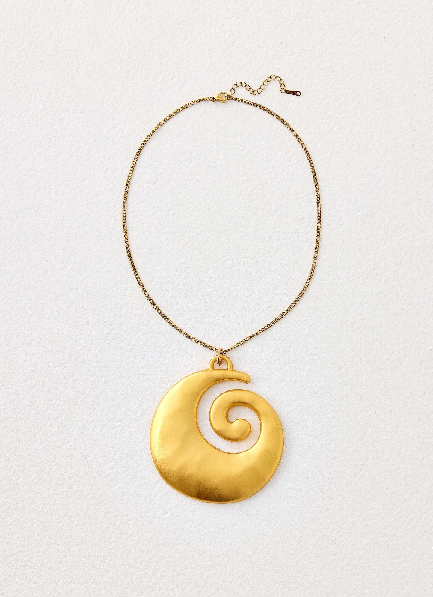 Burnt Gold Necklace - Gold