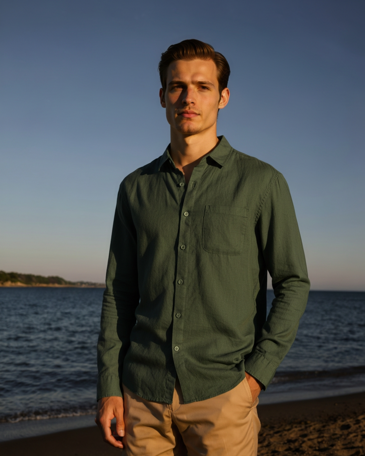 Cape Town - Camisa 100% Lino