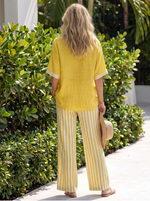 Amélia | Conjunto de Verano de Corte Holgado con Pantalón Fluido