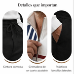 Lucas - Conjunto Casual de Jersey Estampado y Pantalón para Hombre de Valerina Milano