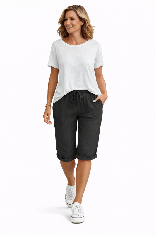 Valeria - Short Confortable pour Femme à Poches