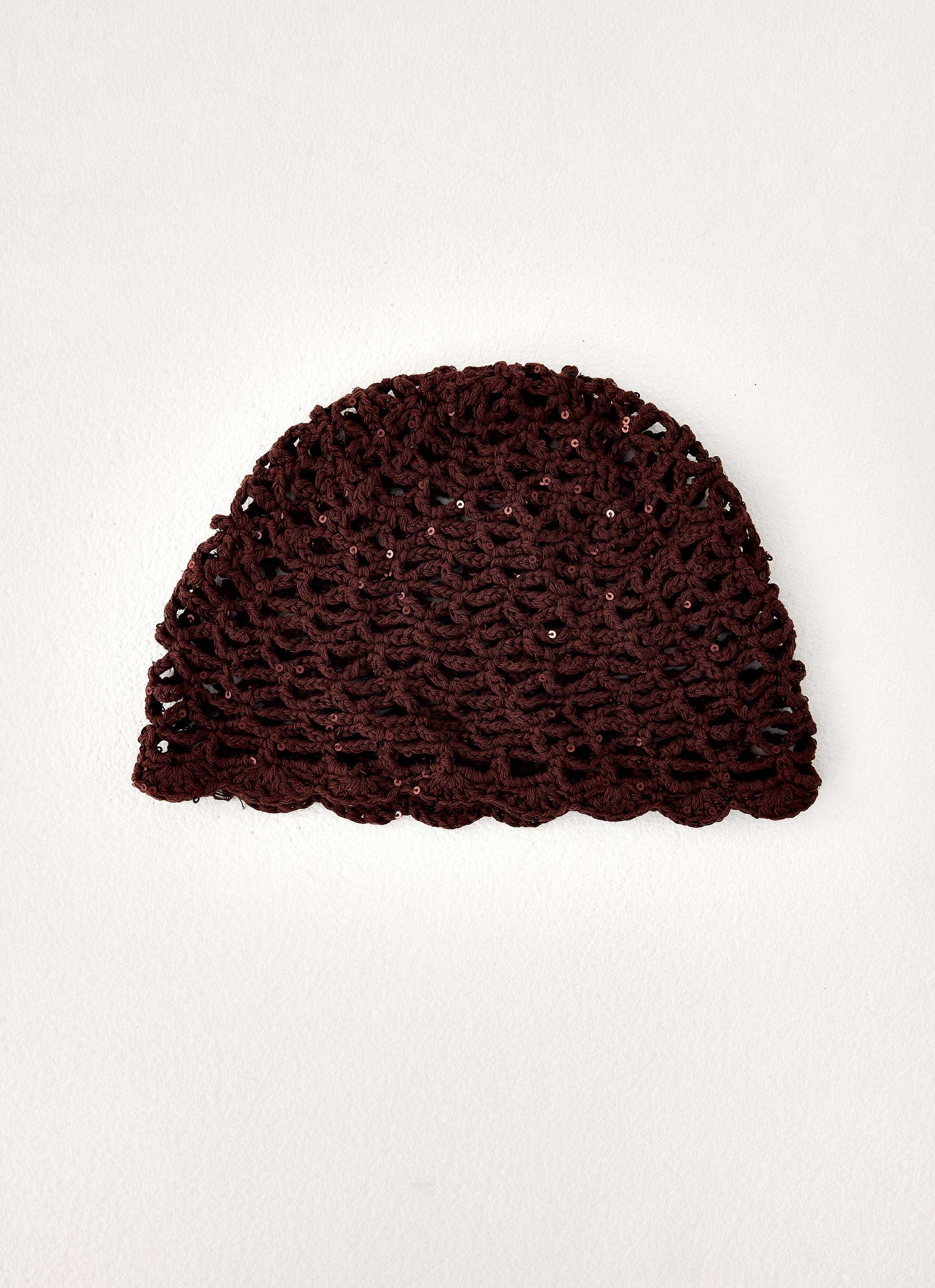 Coastal Muse Crochet Hat - Brown