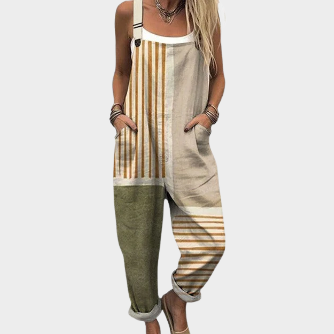 Vestido Peto Estampado y Cómodo