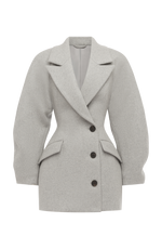 Vestido blazer Dylan - gris claro