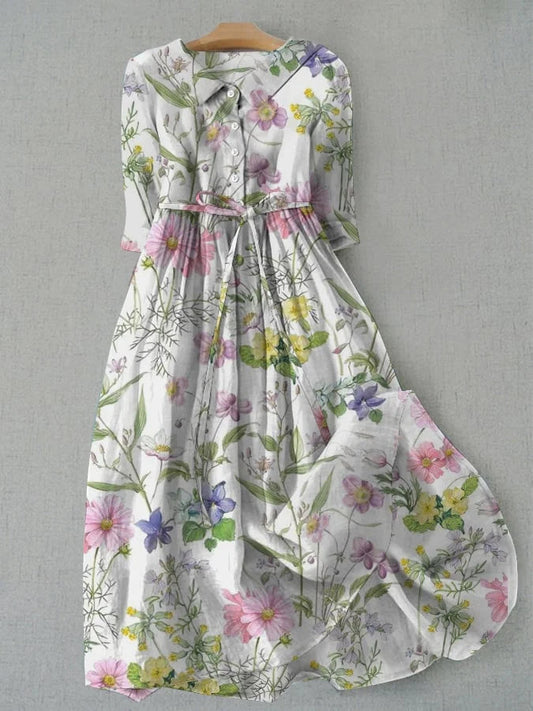 Rosalia | Robe Fleurs des Champs Raffinée
