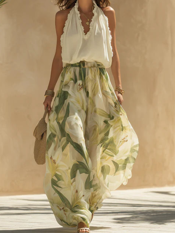 Lyselle™ | Conjunto Ligero y Elegante con Estampado Floral