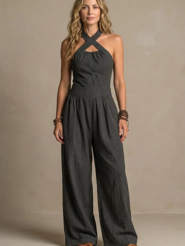 Ariana | Mono Elegante con Cuello Cruzado