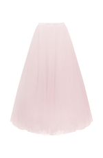 Falda larga Ethel - rosa empolvado