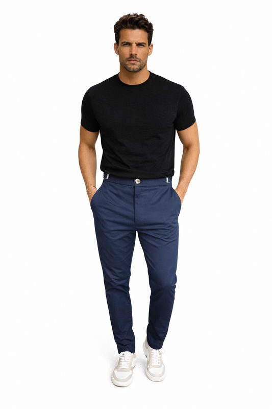 Álvaro - Pantalon Coupe Slim pour Homme de Valerina Milano