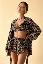 Conjunto de pijama de 3 piezas Felina