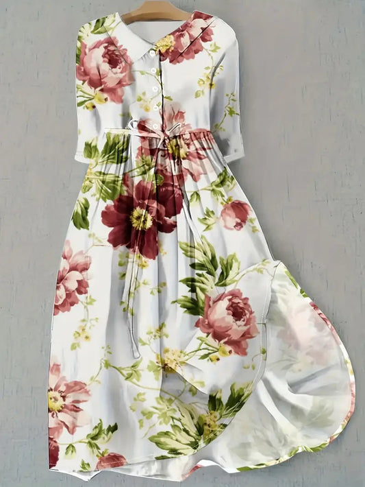 Margarita | Robe Florale Élégante et Remarquée