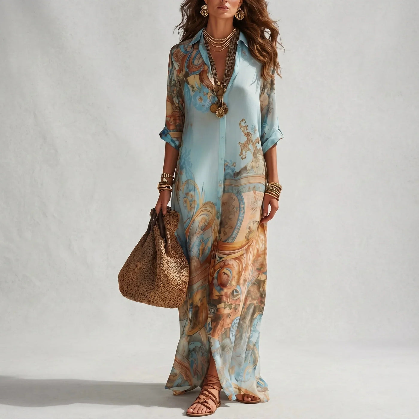 Mara | Elegante Vestido de Verano Fluido
