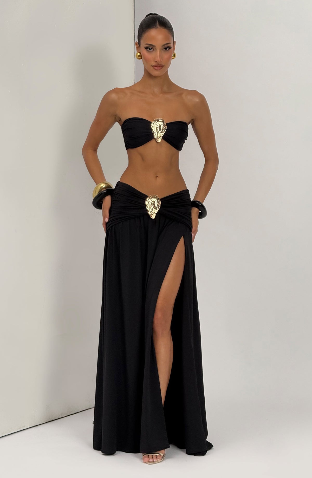 Top bandeau Nuala - negro