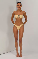 Top bandeau Nuala - amarillo limón