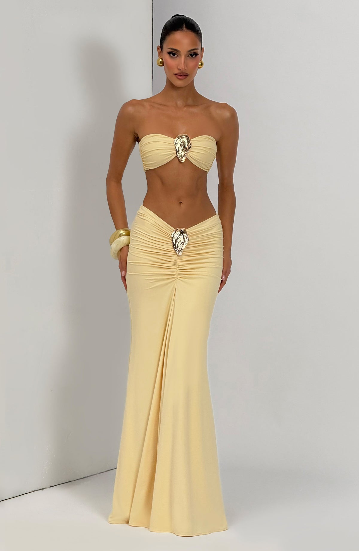 Top bandeau Nuala - amarillo limón