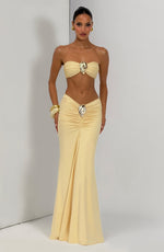 Top bandeau Nuala - amarillo limón