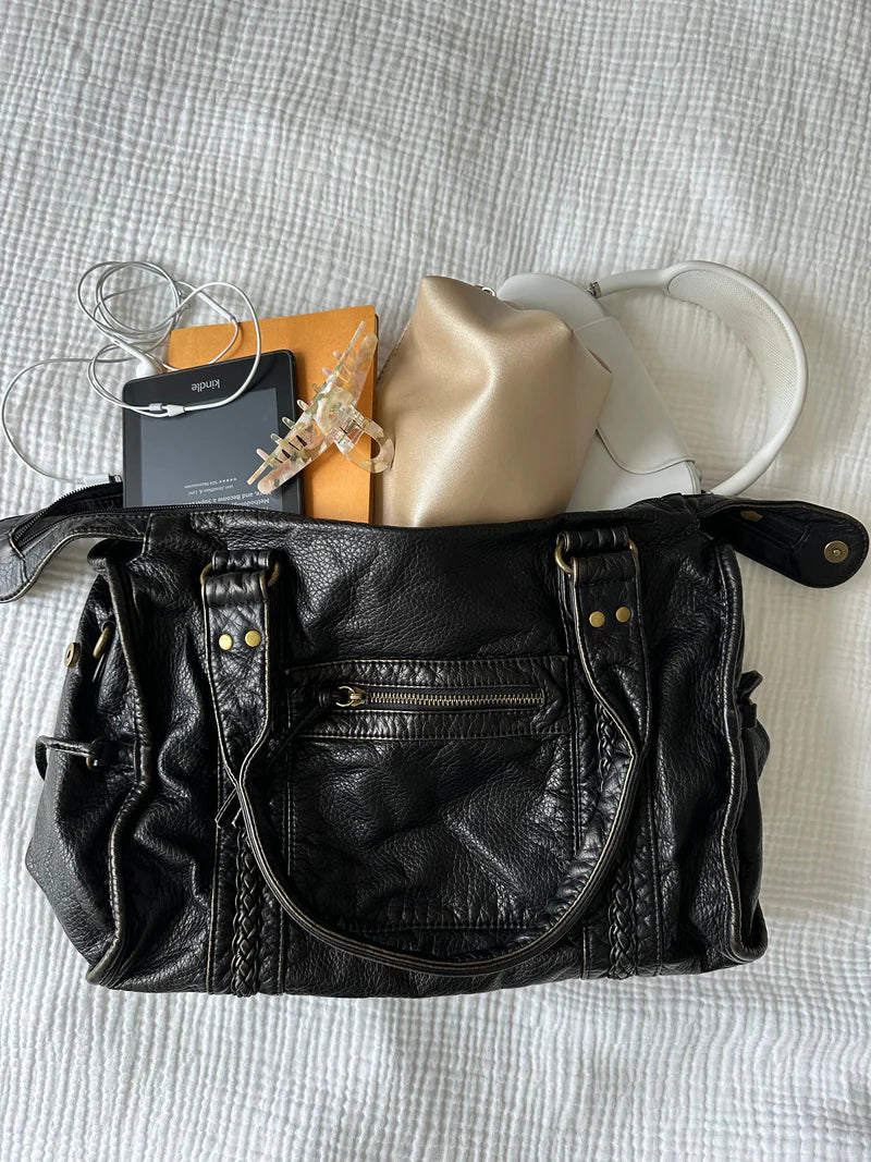 NOVELYA | Bolso de Hombro Vintage Weave